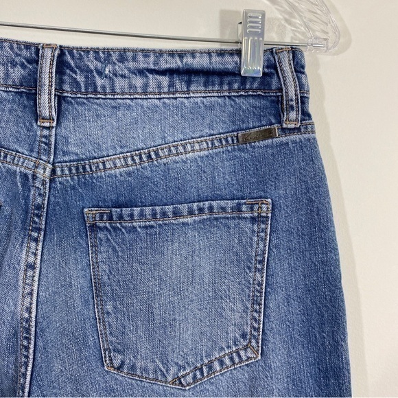 Kancan Buckle 27/7‎ Ultra High Rise Cuffed Mom Jeans Distressed - Picture 9 of 13
